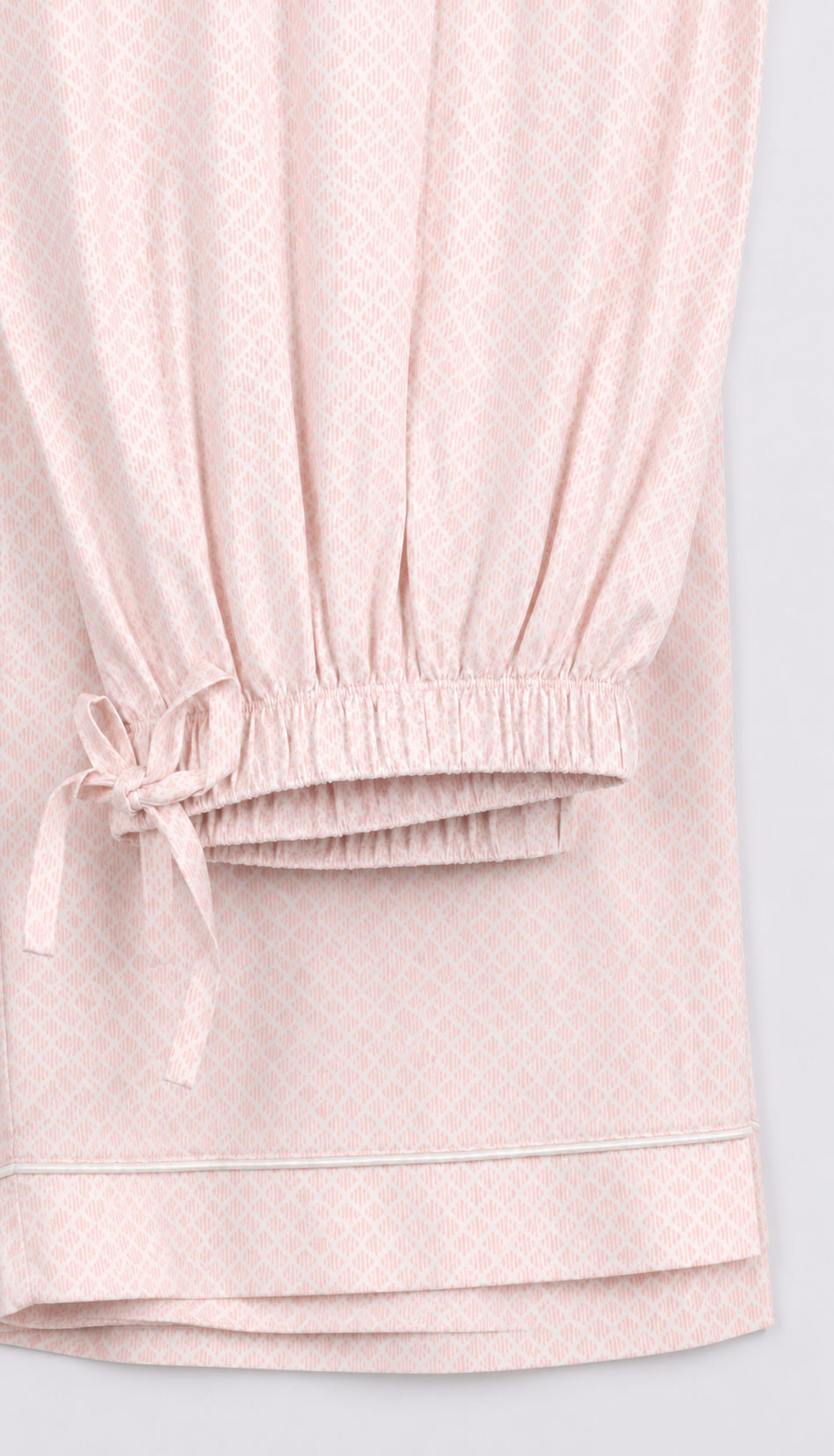Peach Diamond Pajama Set